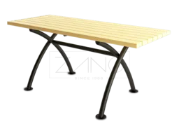Eleganta bord och kolstål
