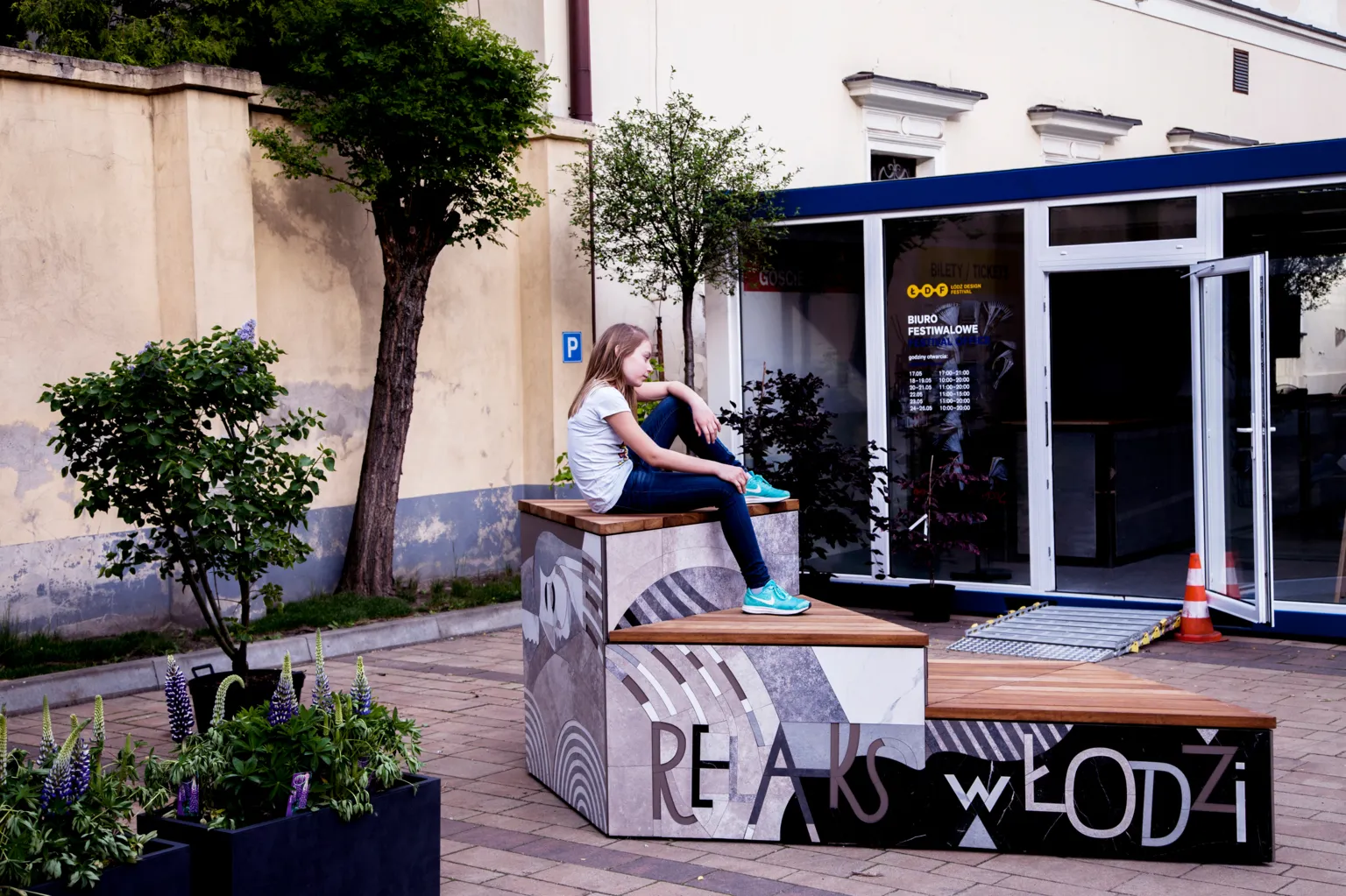 Lodz Design Festival Izabela Boloz Origami-bänk 7