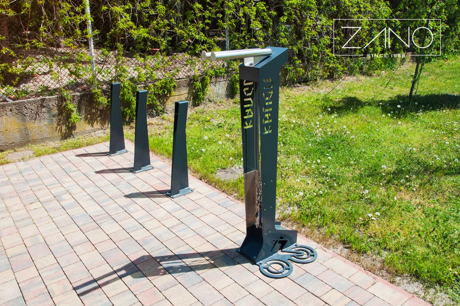 cykelstationer och cykelställ
