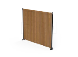 Pergola – vägg med träbrädor, 3 m | ZANO