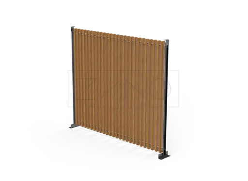 Pergola – vägg med träbrädor, 3 m | ZANO