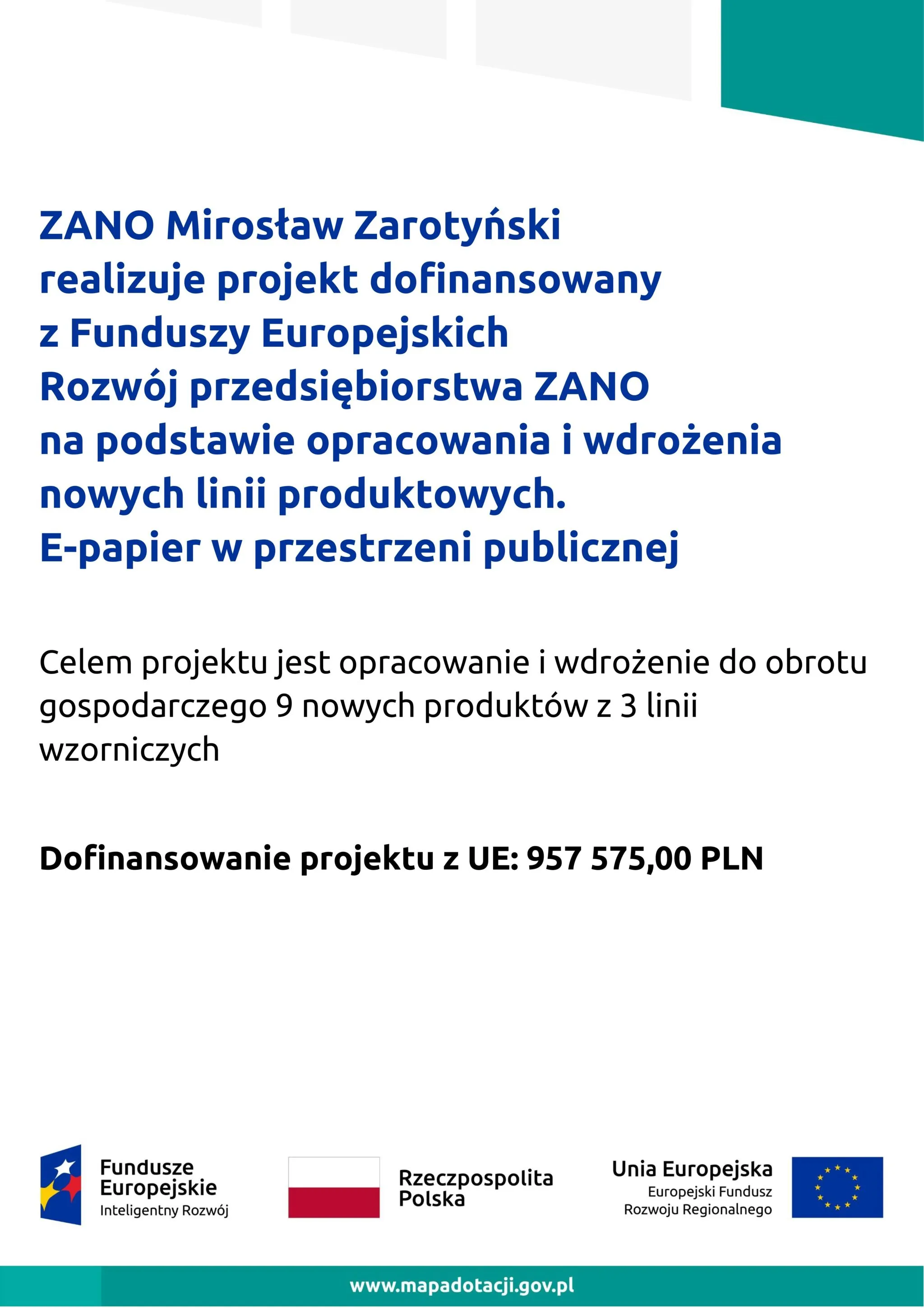EU-bidrag till projektet