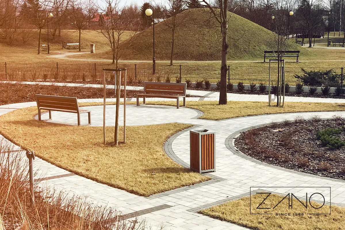 Parkpapperskorg | ZANO Stadsmöbler