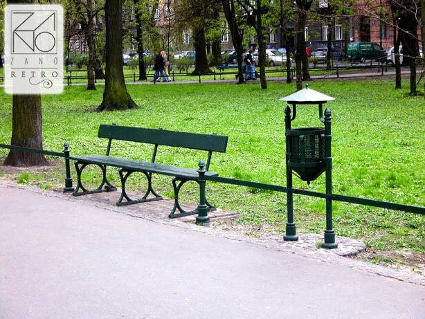bänkar och papperskorgar, gatumöbler