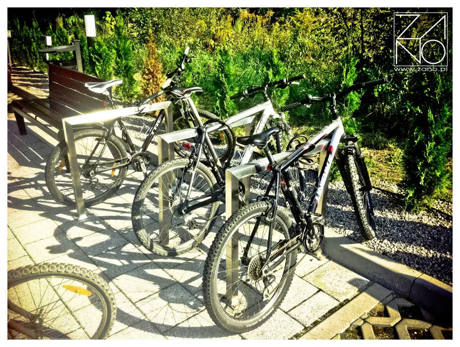 cykelställ i rostfritt stål