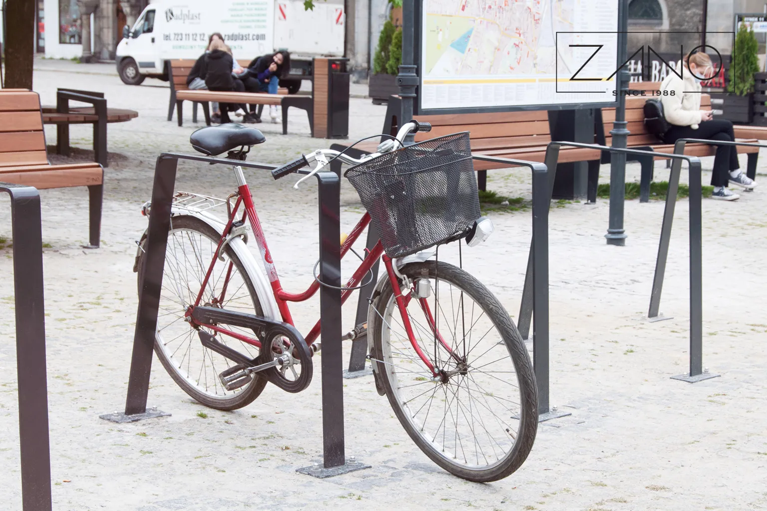 ZANO:s cykelställ för stadsbruk