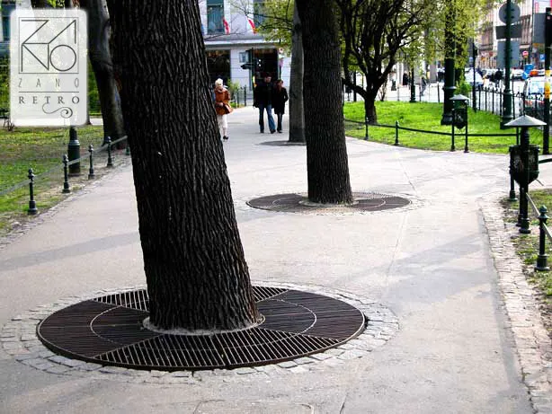 Galler och trädskydd, stadsgrönska