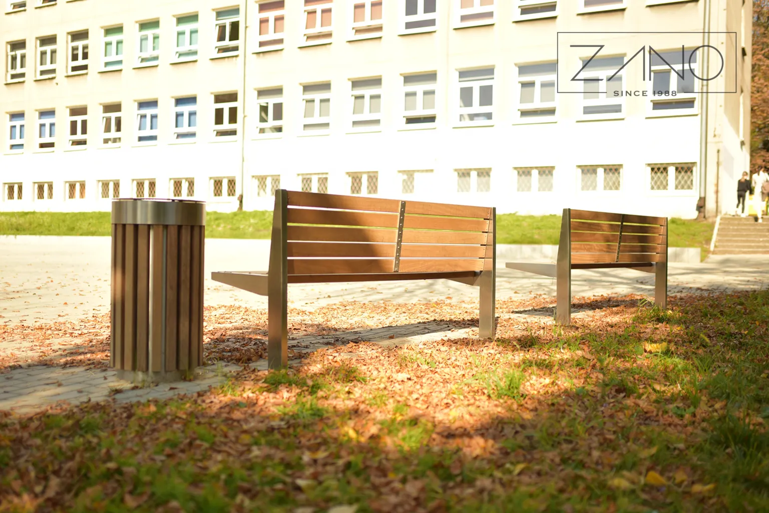 Amicus-bänkar för stadsmiljöer | ZANO Gatumöbler