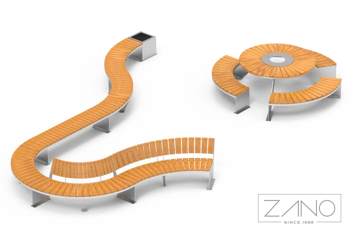 Domino – en serie modulära stadsmöbler