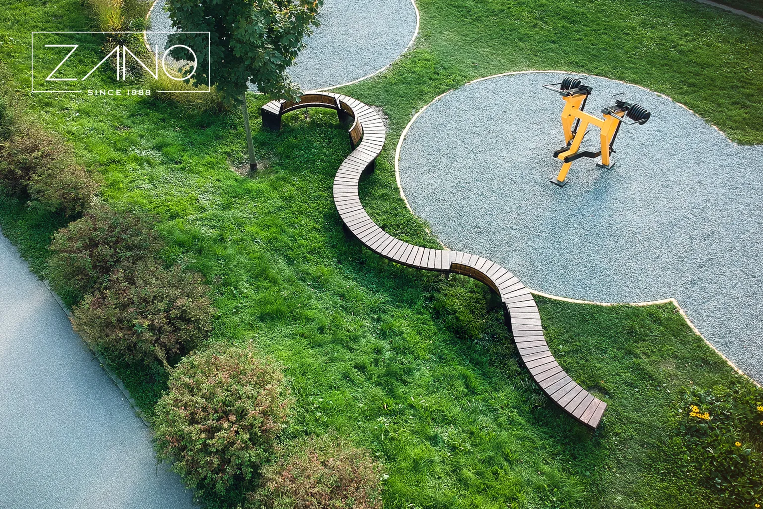Modulära parkbänkar