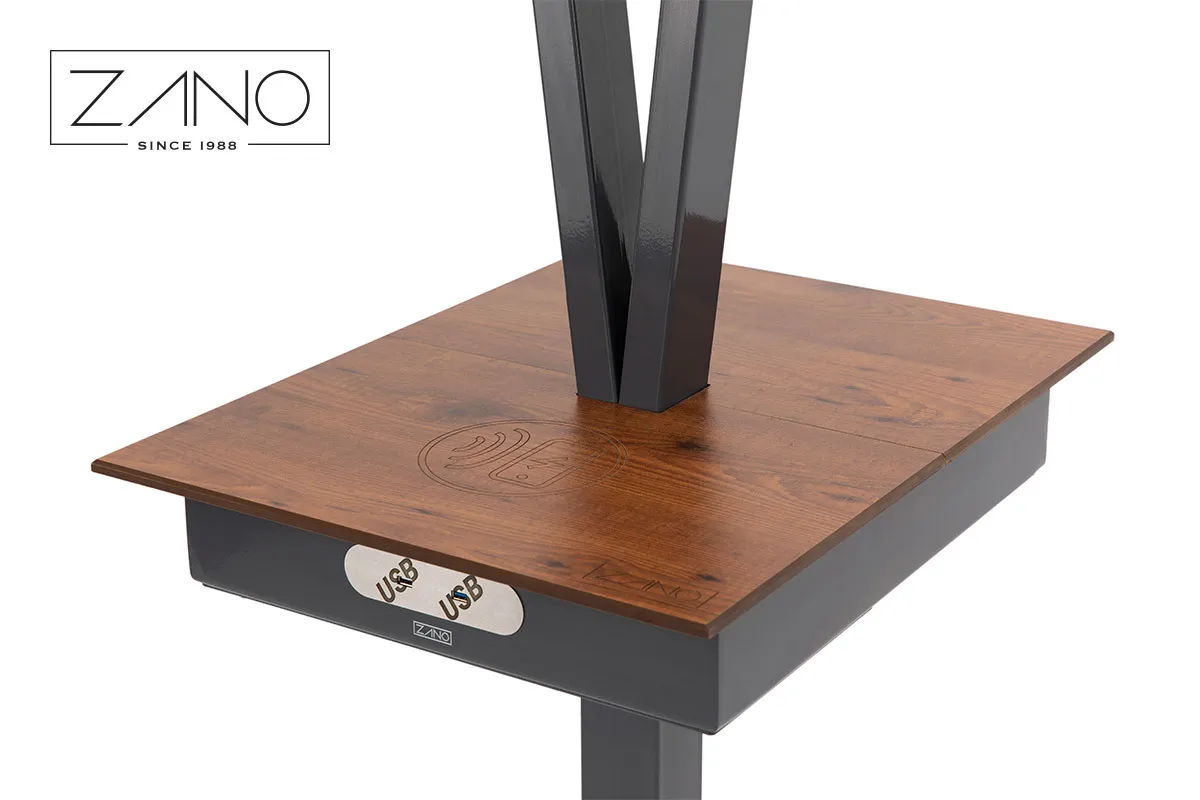 Tre USB-portar med snabbladdning | Solstation Sunflower