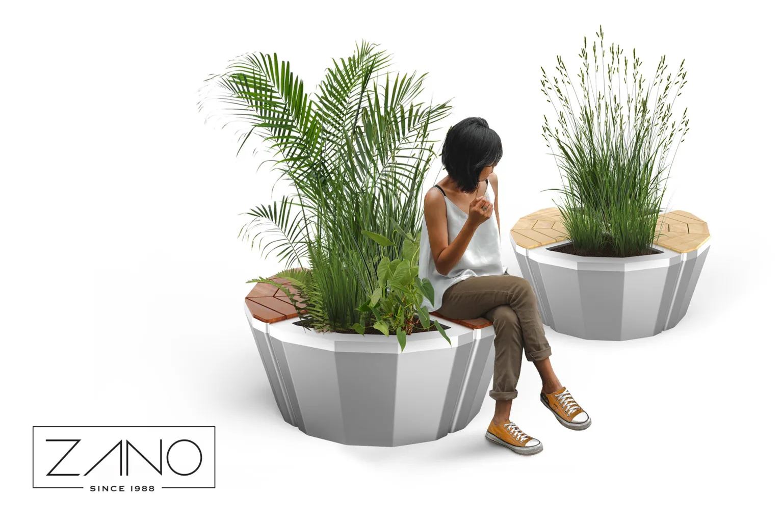 Blomkruka Scandik 90-graders koppling 06.046.1 modulära sittplatser