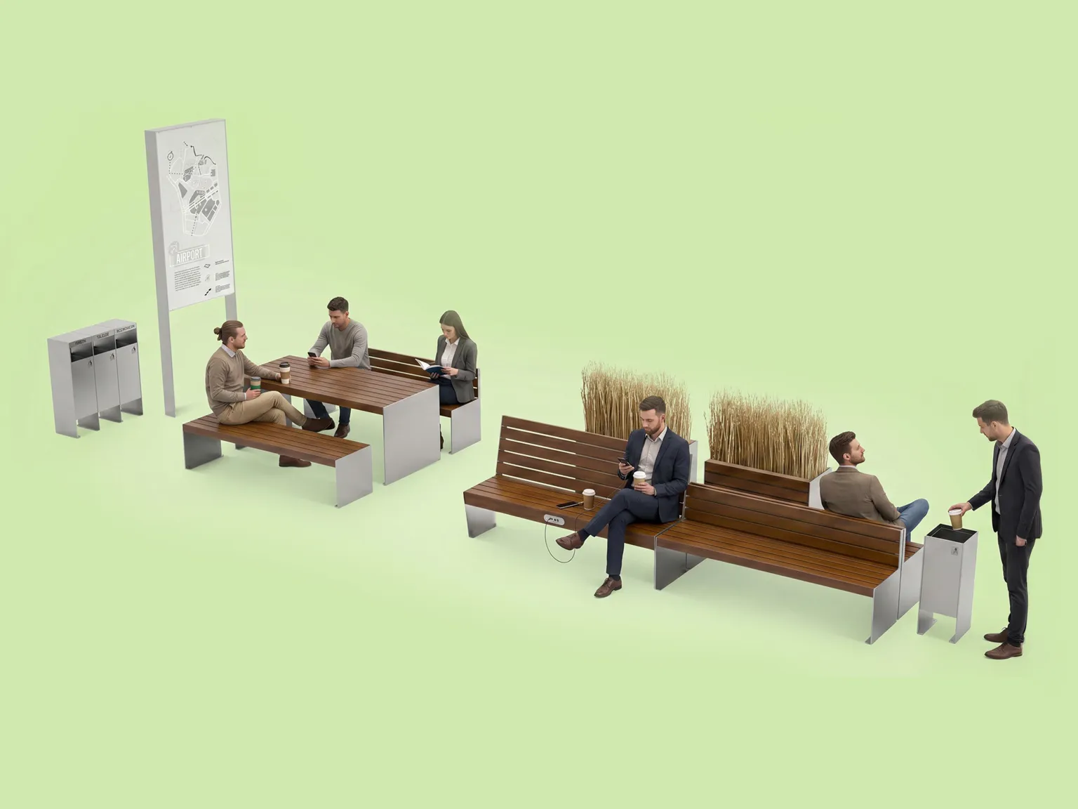 möbelkomposition: Simple Zano – liten arkitektur