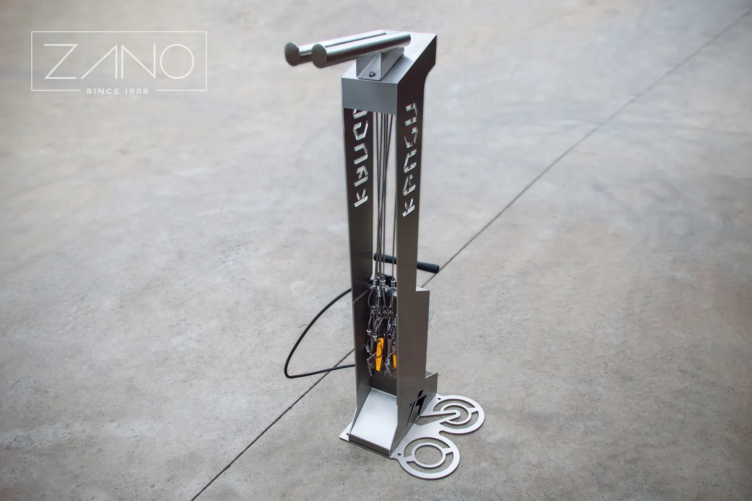 Cykelstation i Kangu med golvpump