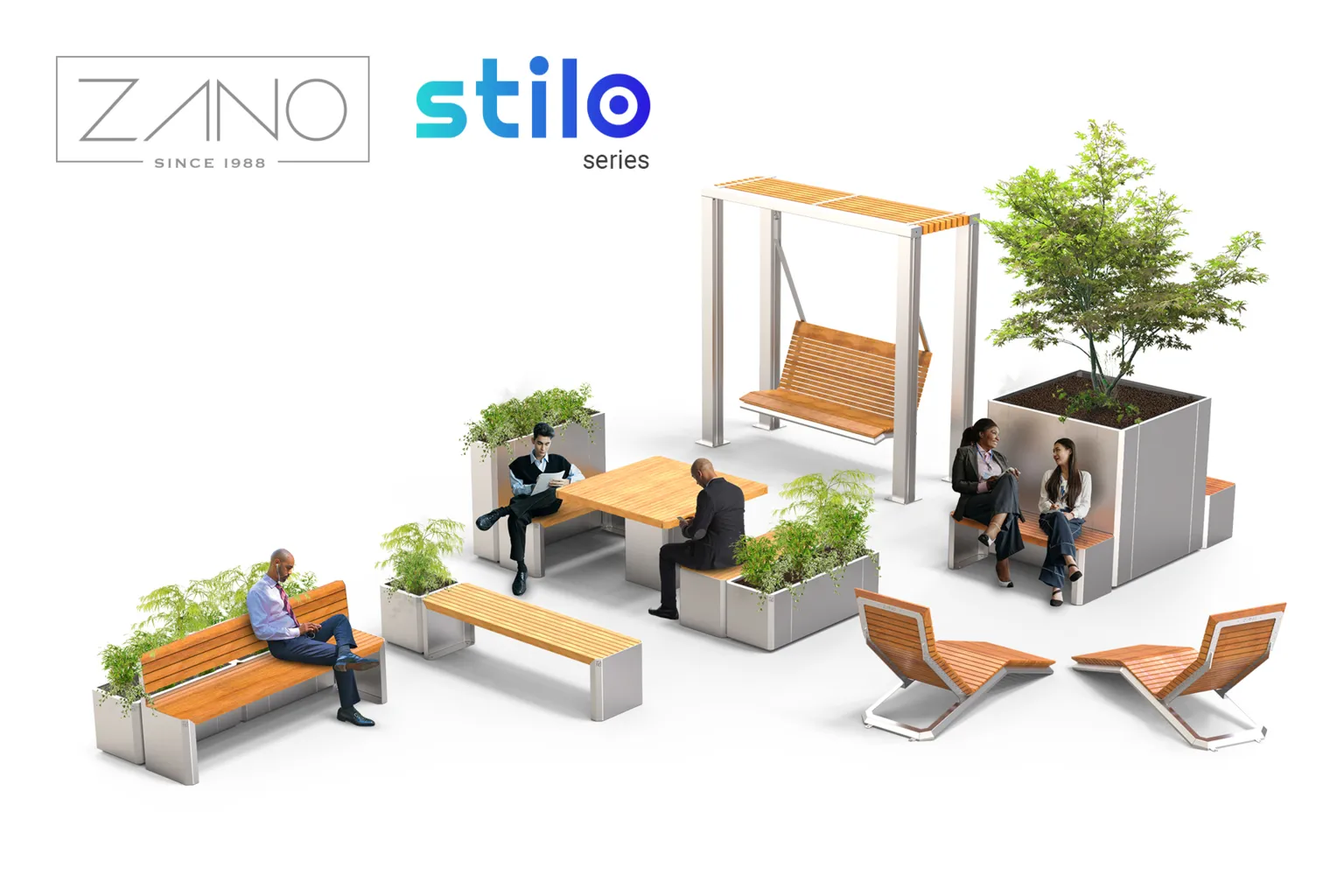 Stilo – en serie stadsmöbler från ZANO