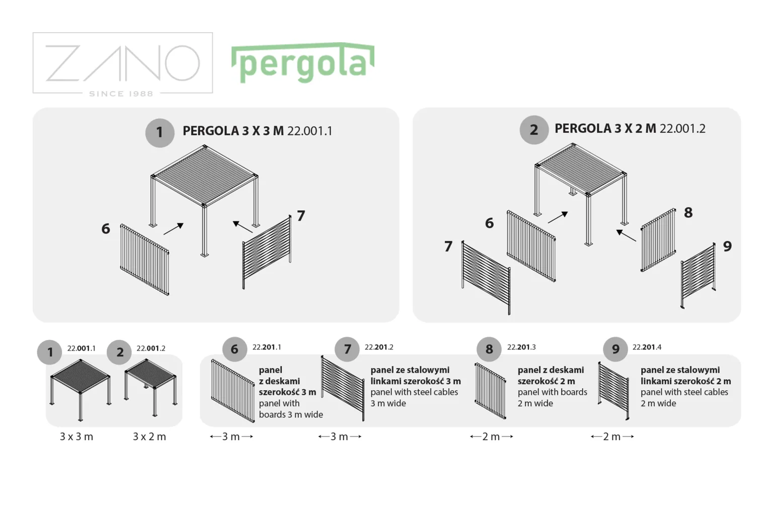 pergola, segment 2