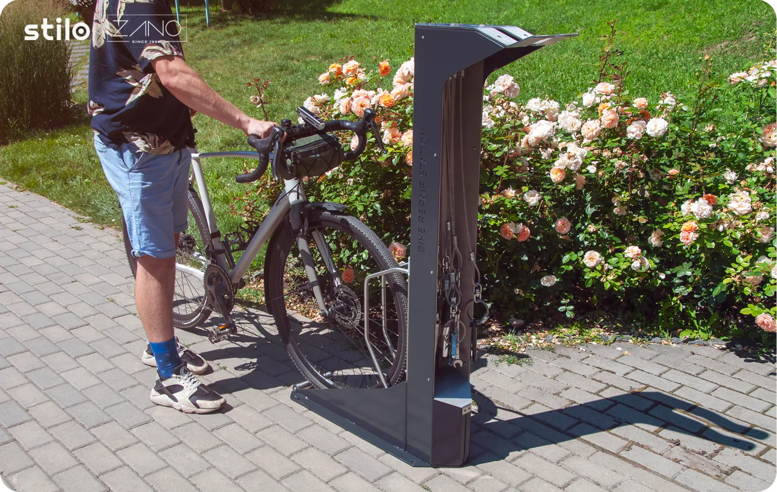 En cykelverkstad med modern design