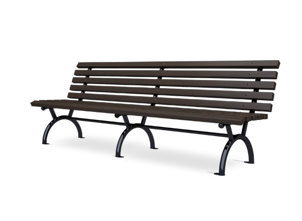Parkbänk i metall