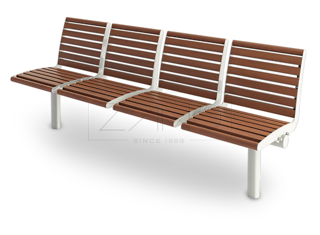 Bänk vid hållplatsen