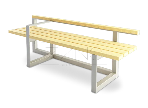 en modern bänk