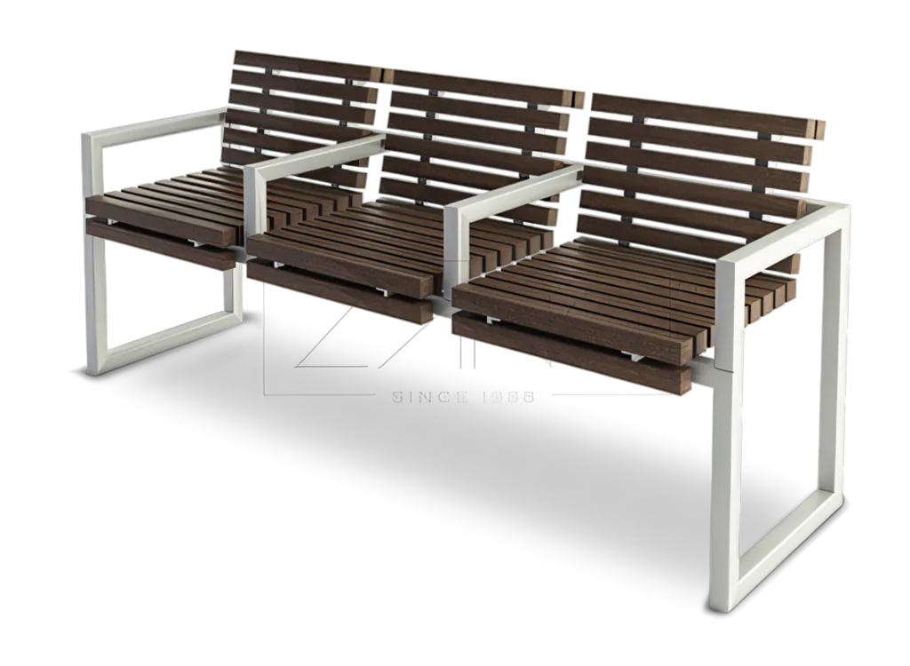 Bänk med armstöd